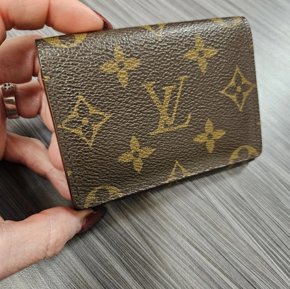 Louis Vuitton Brown Monogram Canvas Compact Wallet
